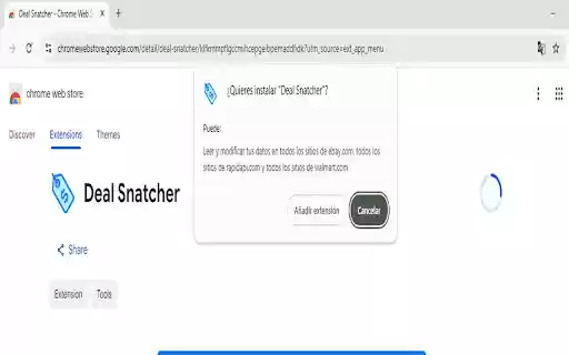 Deal Snatcher da loja virtual do Chrome será executado com o OffiDocs Chromium online Deal Snatcher da loja virtual do Chrome será executado com o OffiDocs Chromium online