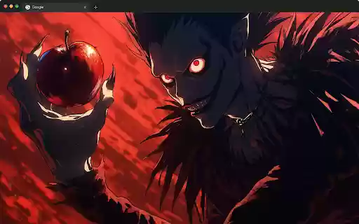 Death Note Anime Wallpapers HD New Tab Dark Manga Backgrounds  from Chrome web store to be run with OffiDocs Chromium online
