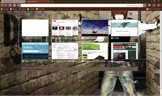 Death Note Theme  from Chrome web store to be run with OffiDocs Chromium online