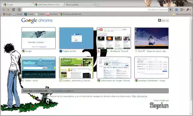 Death Note Theme (L Version) from Chrome web store to be run with OffiDocs Chromium online Death Note Theme (L Version) from Chrome web store to be run with OffiDocs Chromium online