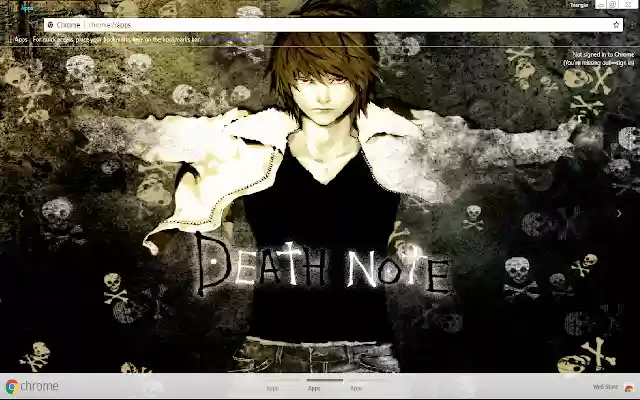 Death Note :Verity 1920X1080  from Chrome web store to be run with OffiDocs Chromium online