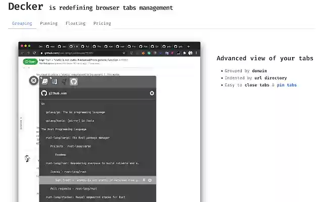 decker  from Chrome web store to be run with OffiDocs Chromium online