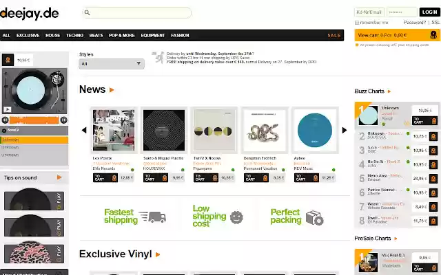 deejay.de goodies  from Chrome web store to be run with OffiDocs Chromium online