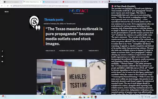 DeepFake News Detector  from Chrome web store to be run with OffiDocs Chromium online