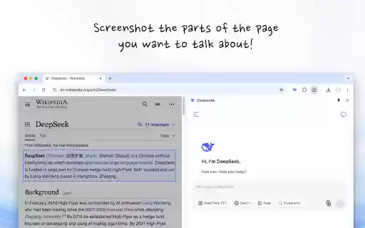 deepseek™ AI Assistant  from Chrome web store to be run with OffiDocs Chromium online