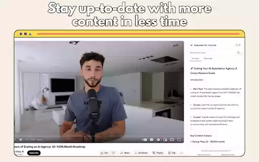 DeepSeek For YouTube  from Chrome web store to be run with OffiDocs Chromium online