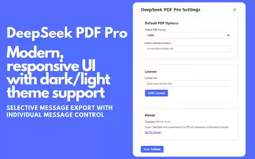 DeepSeek PDF Pro  from Chrome web store to be run with OffiDocs Chromium online