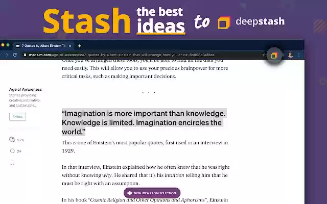 Deepstash Stash Ideas from Chrome web store to be run with OffiDocs Chromium online Deepstash Stash Ideas from Chrome web store to be run with OffiDocs Chromium online