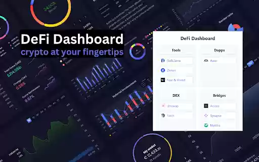 DeFi Dashboard  from Chrome web store to be run with OffiDocs Chromium online