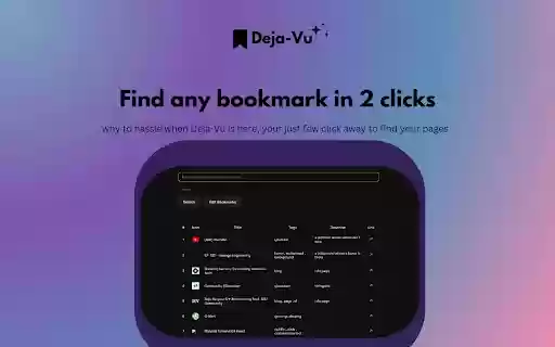 Deja Vu : AI powerd Tool  from Chrome web store to be run with OffiDocs Chromium online