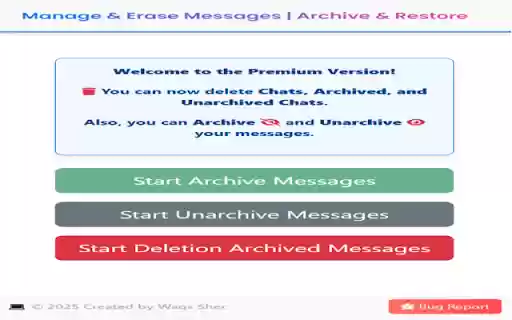 Delete Facebook message Quickly  from Chrome web store to be run with OffiDocs Chromium online