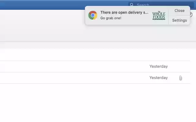 Delivery Slot Monitoring  from Chrome web store to be run with OffiDocs Chromium online