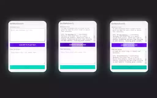 De Markdownify  from Chrome web store to be run with OffiDocs Chromium online
