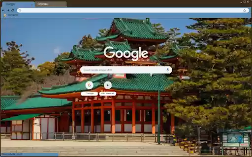 Den Heian Shrine  from Chrome web store to be run with OffiDocs Chromium online