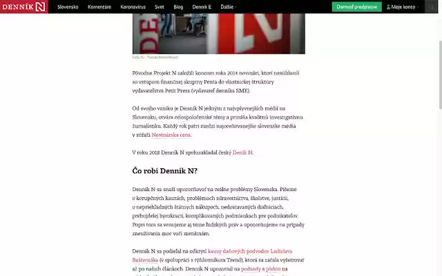 Dennik N fixed header from Chrome web store to be run with OffiDocs Chromium online Dennik N fixed header from Chrome web store to be run with OffiDocs Chromium online