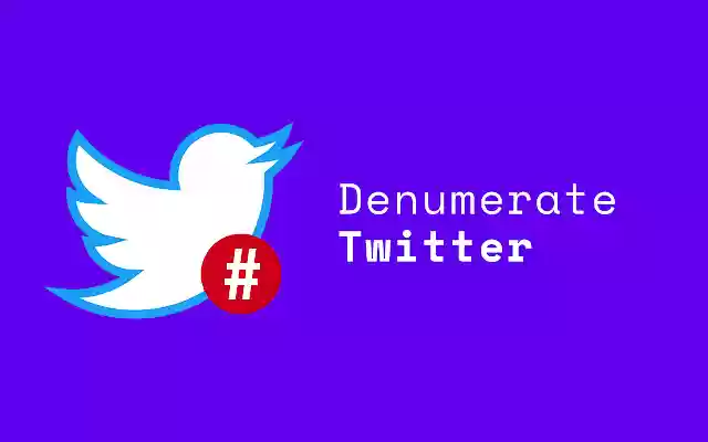 Denumerate Twitter  from Chrome web store to be run with OffiDocs Chromium online