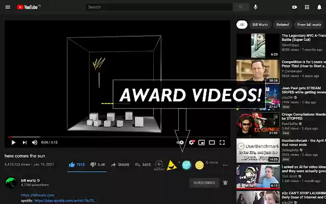 Denzak Award YouTube Videos from Chrome web store to be run with OffiDocs Chromium online Denzak Award YouTube Videos from Chrome web store to be run with OffiDocs Chromium online