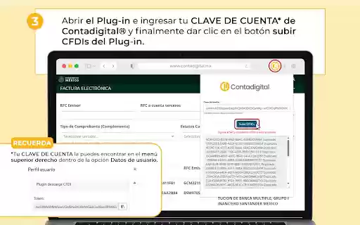 Descarga CFDI SAT Contadigital Contadores  from Chrome web store to be run with OffiDocs Chromium online