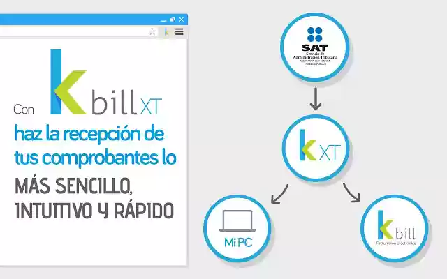 Descarga tus CFDI desde el SAT con K bill XT  from Chrome web store to be run with OffiDocs Chromium online