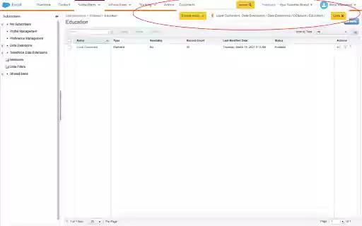 DESelect Search in Salesforce Marketing Cloud  from Chrome web store to be run with OffiDocs Chromium online
