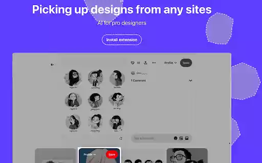 Design Picker  from Chrome web store to be run with OffiDocs Chromium online