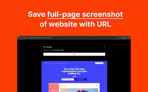 Designshots  from Chrome web store to be run with OffiDocs Chromium online