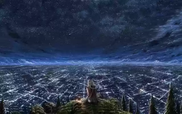 Desktop Wallpaper Anime Landscape painting Ni  from Chrome web store to be run with OffiDocs Chromium online