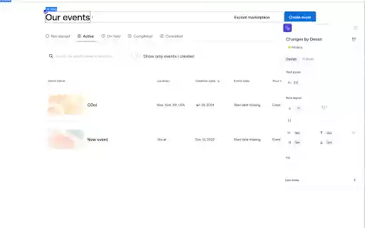 Dessn  from Chrome web store to be run with OffiDocs Chromium online