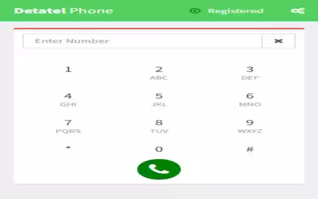 Detatel Phone  from Chrome web store to be run with OffiDocs Chromium online
