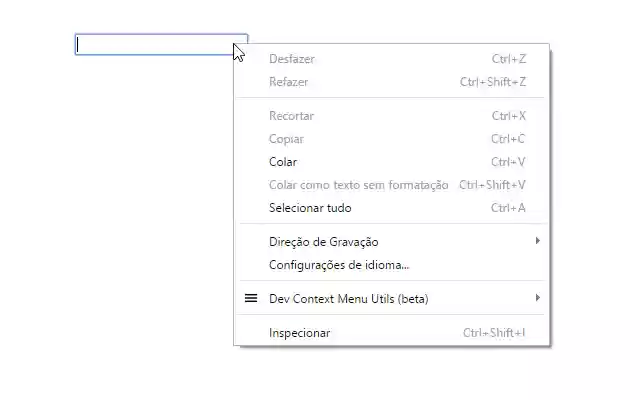 Dev Context Menu Utils (beta)  from Chrome web store to be run with OffiDocs Chromium online