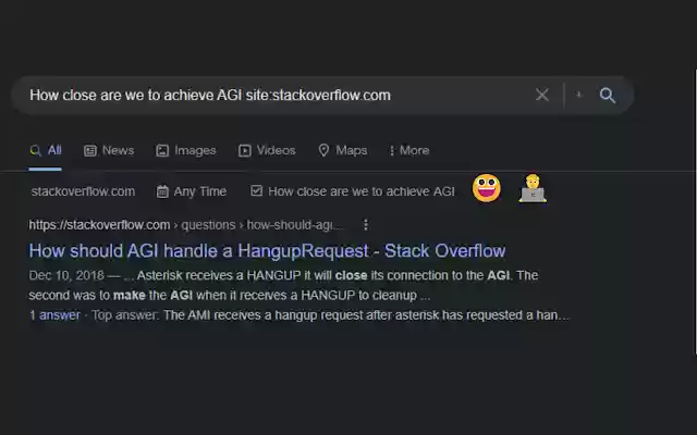 Developer Search  from Chrome web store to be run with OffiDocs Chromium online