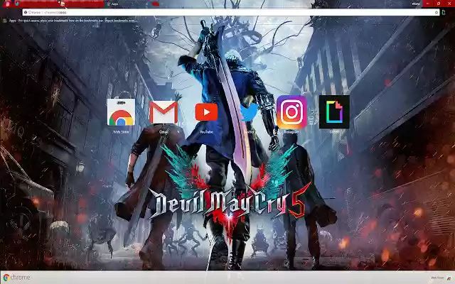Devil May Cry 5 | Dante i Neron | DMC V 2019 ze sklepu internetowego Chrome można uruchomić z OffiDocs Chromium online