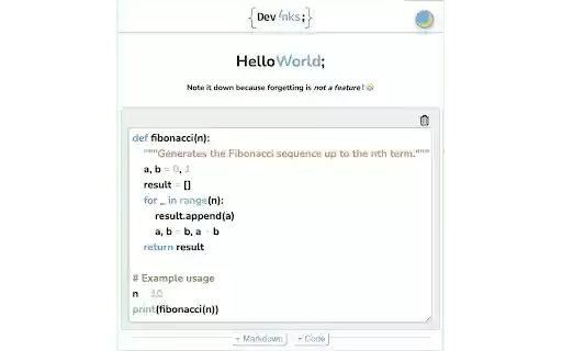 سيتم تشغيل DevInks من متجر Chrome الإلكتروني باستخدام OffiDocs Chromium عبر الإنترنت