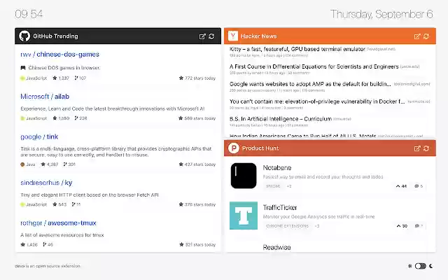 Devo  from Chrome web store to be run with OffiDocs Chromium online