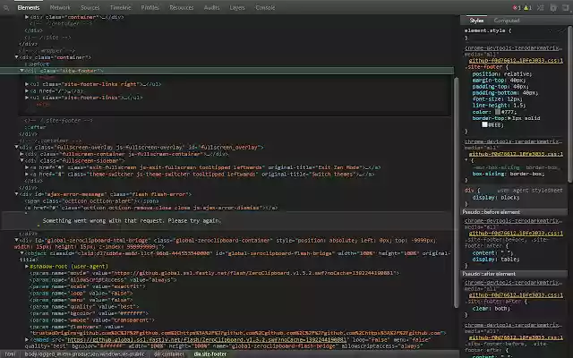DevTools Theme: Zero Dark Matrix  from Chrome web store to be run with OffiDocs Chromium online