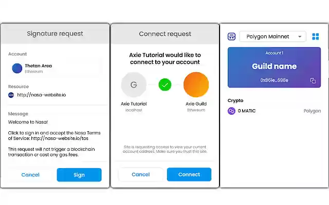 deWallet extension  from Chrome web store to be run with OffiDocs Chromium online