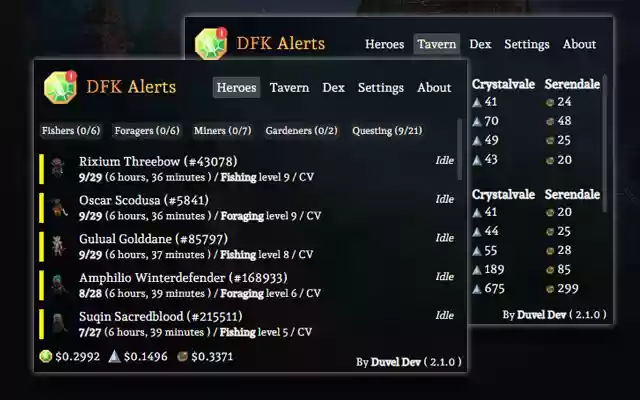 DFK Alerts from Chrome web store to be run with OffiDocs Chromium online DFK Alerts from Chrome web store to be run with OffiDocs Chromium online