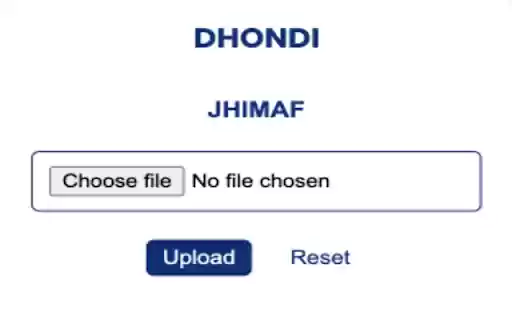 DHONDI JHIMAF  from Chrome web store to be run with OffiDocs Chromium online