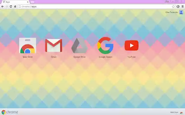 Diamond gradient pattern  from Chrome web store to be run with OffiDocs Chromium online