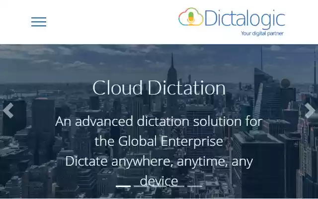 Dictalogic USB device integration  from Chrome web store to be run with OffiDocs Chromium online