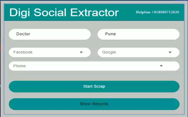 Digi Social Extractor from Chrome web store to be run with OffiDocs Chromium online Digi Social Extractor from Chrome web store to be run with OffiDocs Chromium online