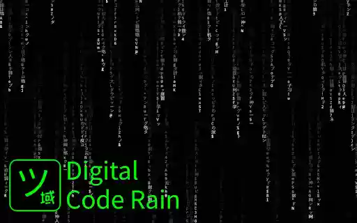 Digital Code Rain  from Chrome web store to be run with OffiDocs Chromium online