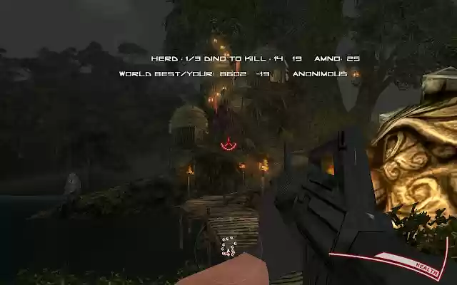 Dino Hunter  from Chrome web store to be run with OffiDocs Chromium online