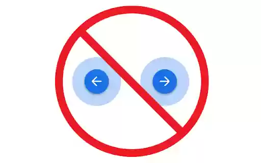 Disable Overscroll History  from Chrome web store to be run with OffiDocs Chromium online