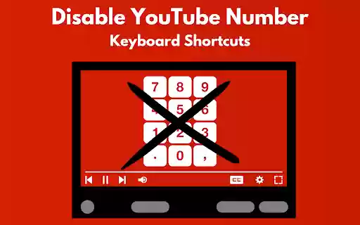 Disable YouTube Number Keyboard Shortcuts  from Chrome web store to be run with OffiDocs Chromium online