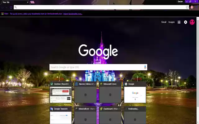 Disney at Dusk  from Chrome web store to be run with OffiDocs Chromium online