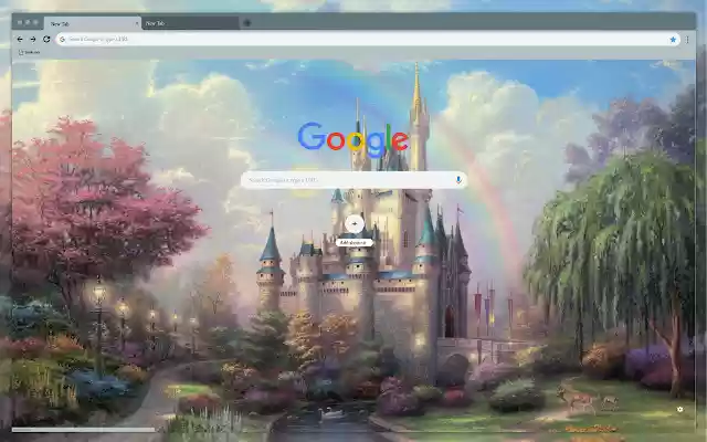 Disney Castle  from Chrome web store to be run with OffiDocs Chromium online