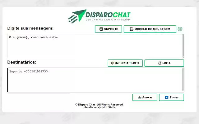 Chrome 网上商店的 DISPARO CHAT 将与 OffiDocs Chromium 在线一起运行