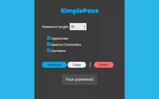 Distill Passwords  from Chrome web store to be run with OffiDocs Chromium online
