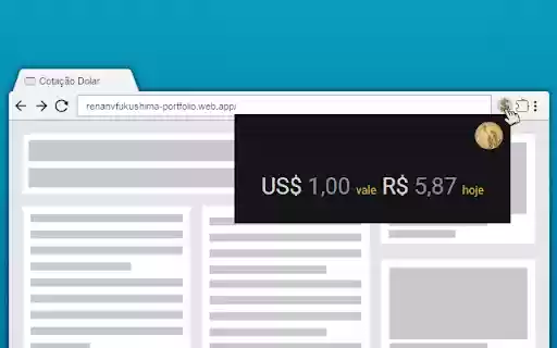 Dólar Valor Consulta Rápida  from Chrome web store to be run with OffiDocs Chromium online